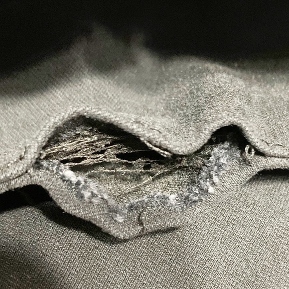 Torrid Rayon Blend Black Pencil Skirt Elastic Side Panels Back Zipper Stretchy - Picture 12 of 13